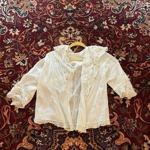 Vintage 50s lightweight bed jacket